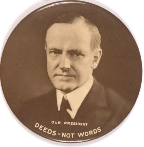 Coolidge Deeds Not Words