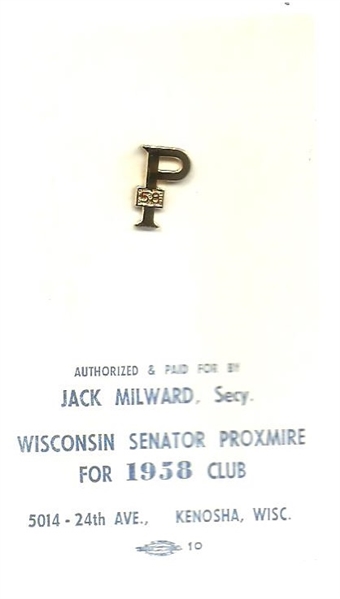 Wisconsin for Senator Proxmire Club