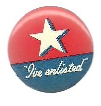 Ive Enlisted World War II Pin 