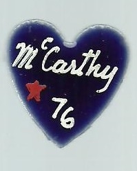 McCarthy 1976 Heart Pin 