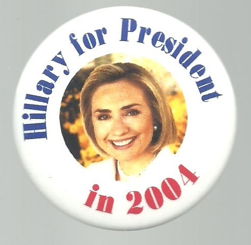 Hillary for President in 2004