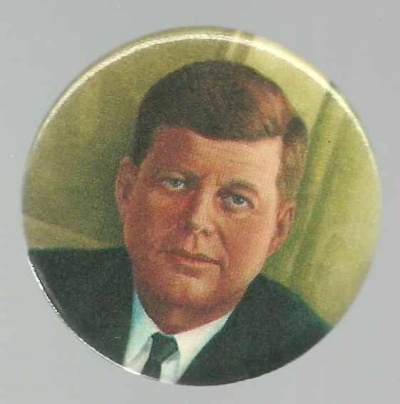 John F. Kennedy Colorful Celluloid 