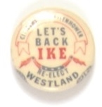 Let’s Back Ike Re-Elect Westland Washington Coattail