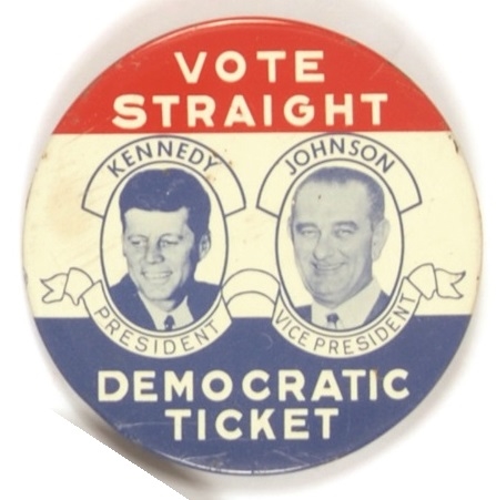 Kennedy-Johnson Straight Democratic Ticket
