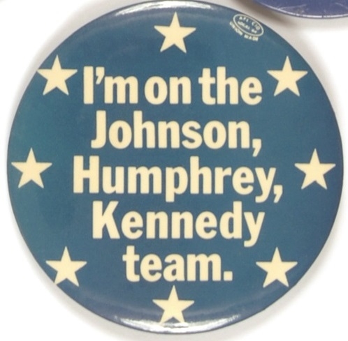 Johnson, Humphrey Kennedy Team White Stars
