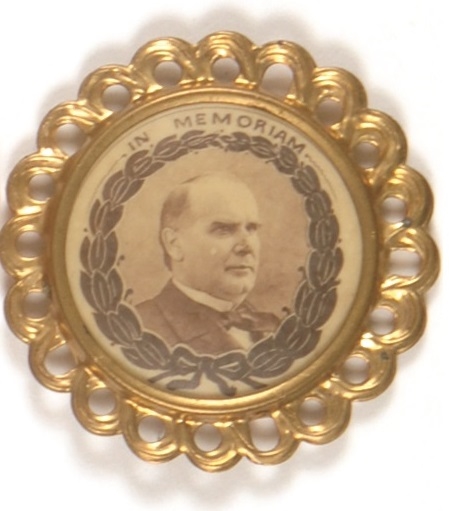 McKinley Framed Memorial Pin