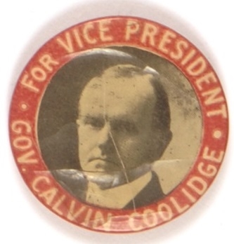 Rare Calvin Coolidge for Vice President