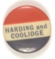 Harding and Coolidge Unusual Celluloid