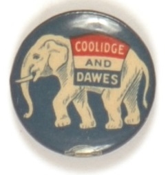 Coolidge-Dawes GOP Elephant