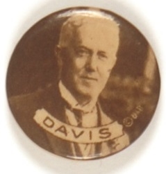 John W. Davis Rare Sepia