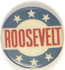 Franklin Roosevelt 6 Stars Celluloid