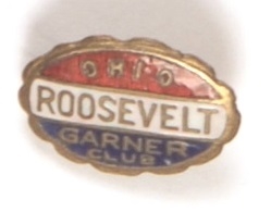 Roosevelt-Garner Ohio Club Enamel Pin