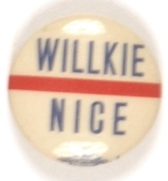 Willkie-Nice Maryland Coattail
