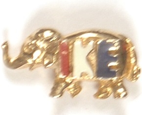 Ike Elephant Jewelry Pinback
