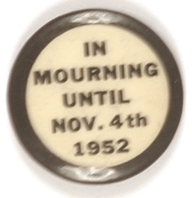 Eisenhower In Mourning Until Nov. 4, 1952