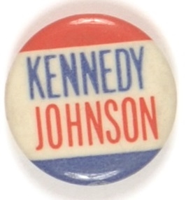 Kennedy and Johnson Red, White and Blue