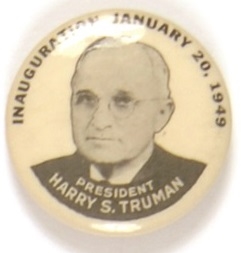 Harry Truman Inaugural Celluloid