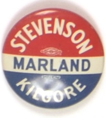 Stevenson, Marland, Kilgore W. Va. Coattail