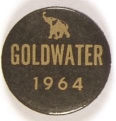 Goldwater Black and Gold Celluloid