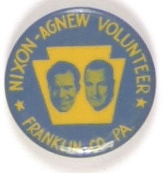 Nixon-Agnew Pennsylvania Volunteer