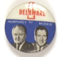Humphrey-Muskie Delaware Jugate