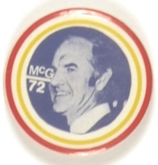 George McGovern Colorful Celluloid