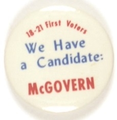 McGovern We Have a Candidate