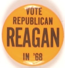 Reagan Vote Republican in 68
