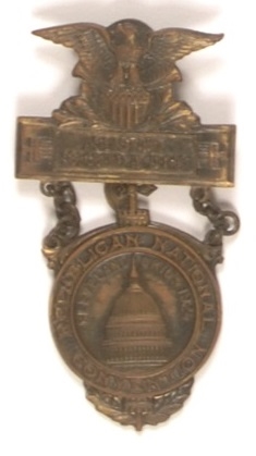Coolidge 1924 Convention Badge