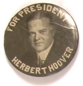 Rare Herbert Hoover for President