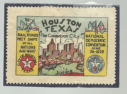 Al Smith 1928 Convention Stamp