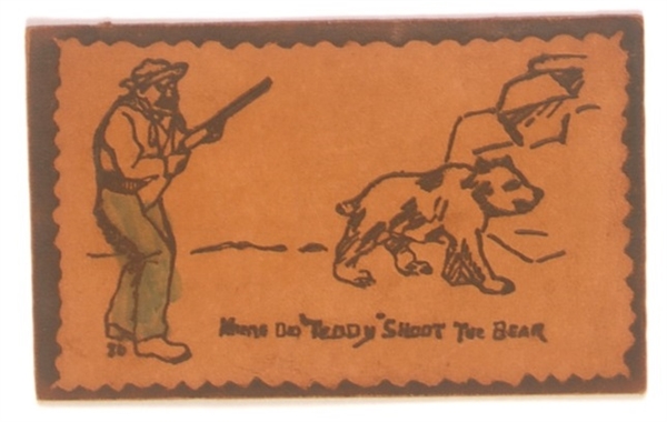 Roosevelt and the Bear Leather Postcard