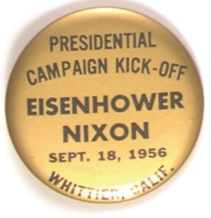 Eisenhower 1956 Kick-Off, Whittier California