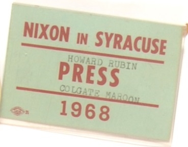 Nixon Syracuse Press Pass