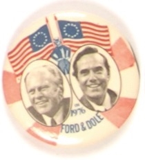 Ford-Dole American Flags Jugate