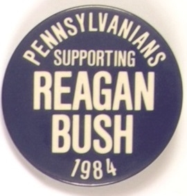 Pennsylvanians Supporting Reagan, Bush