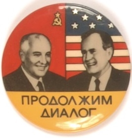 Bush and Gorbachev