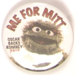 Oscar the Grouch for Mitt Romney