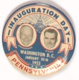 Eisenhower, Nixon Pennsylvania Inaugural Jugate
