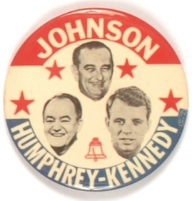 Johnson, HHH, Robert Kennedy New York Liberal Party