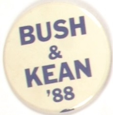 Bush and Kean Rare 1988 Celluloid