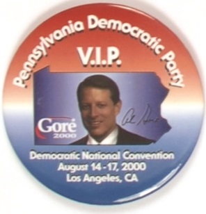 Gore Pennsylvania VIP 2000 Convention