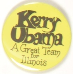 Kerry, Obama Great Team for Illinois
