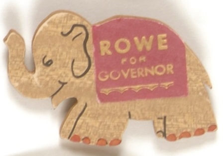 Rowe for Governor Scarce Illinois Pin