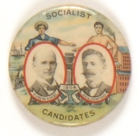 Debs-Hanford Colorful Socialist Jugate