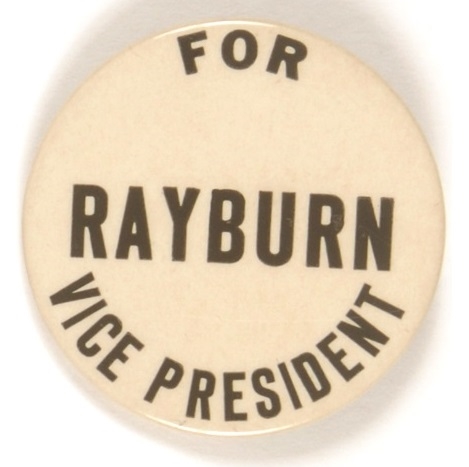 Sam Rayburn for Vice President