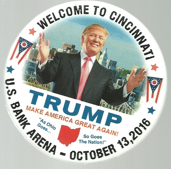 Trump Cincinnati Rally Pin