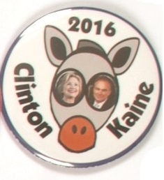 Clinton, Kaine Donkey Eyes