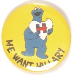 Cookie Monster for Hillary