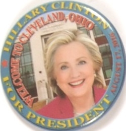 Hillary Clinton Cleveland Event Pin
